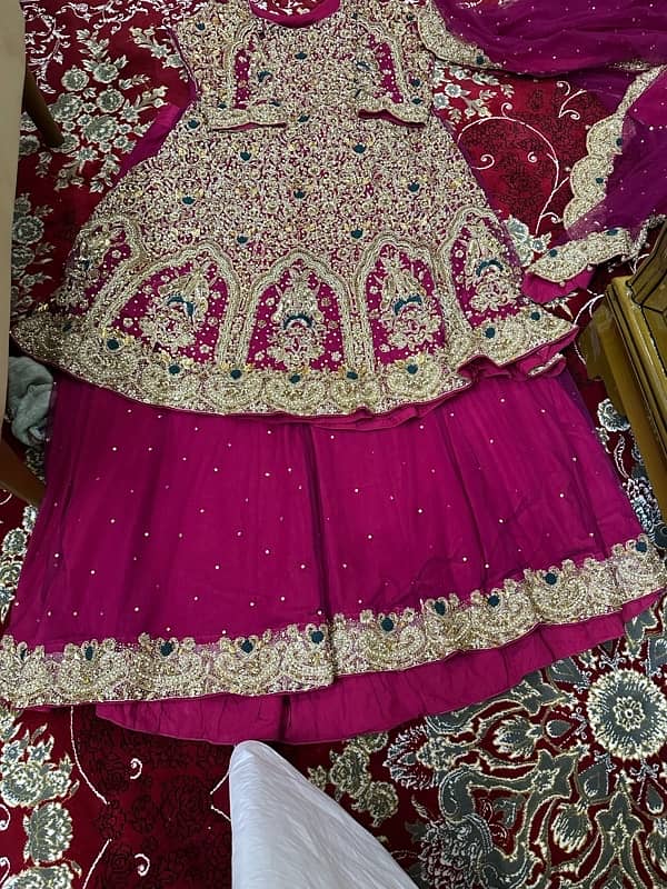 bridal frok for sale only one time wear 1