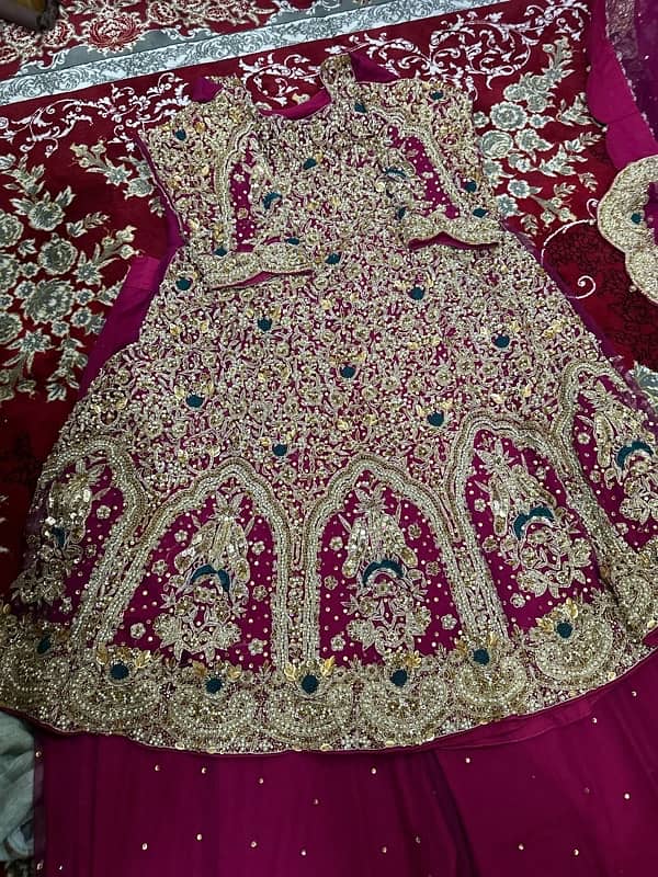 bridal frok for sale only one time wear 5