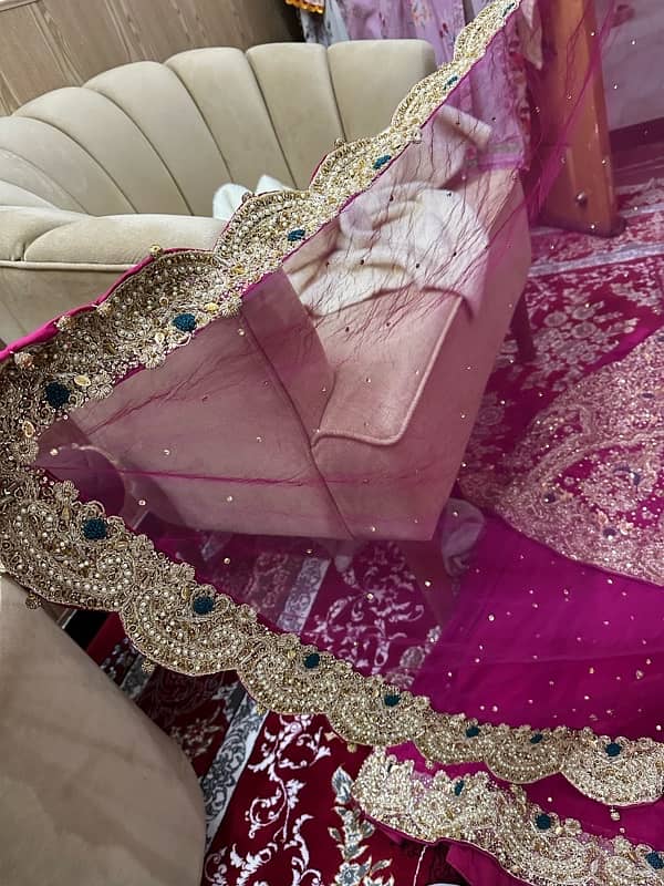 bridal frok for sale only one time wear 6