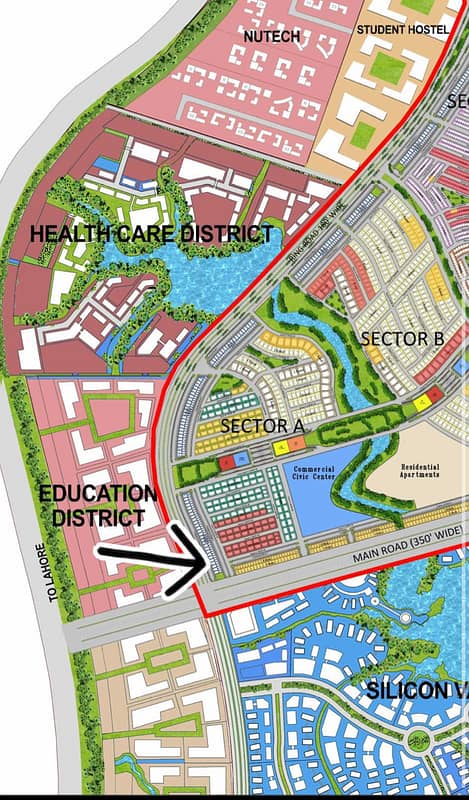 8Marla commercial plot in Capital smart city Ovs central 1