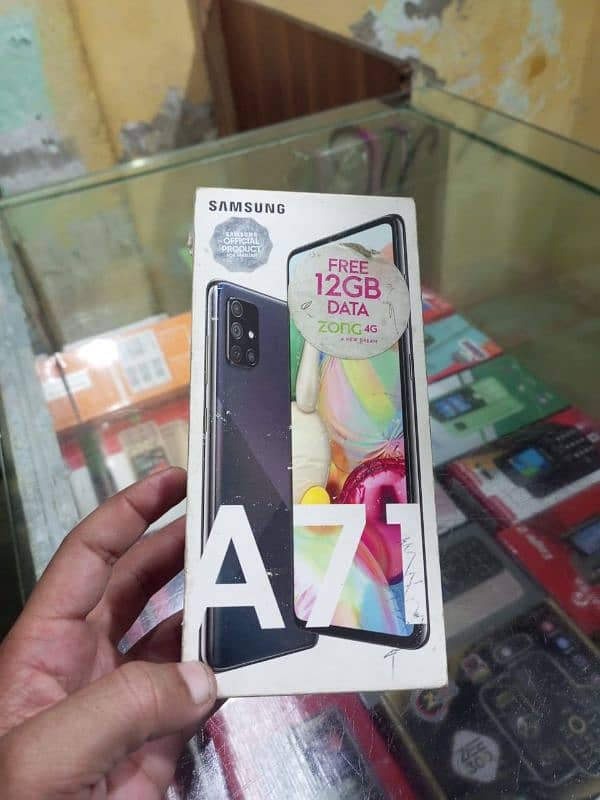 Samsung A71 Available 0313-5145429 3