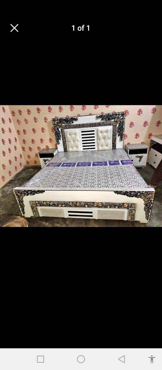 Bed / bed set / king size bed / wooden bed / double bed /chinioti bed 14