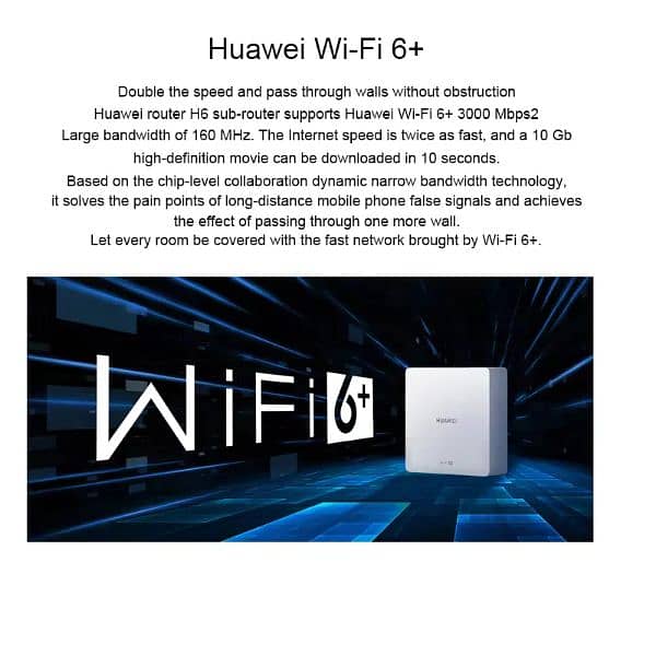 Huawei H6 Router Suite Wi-Fi 6+ Mesh 12