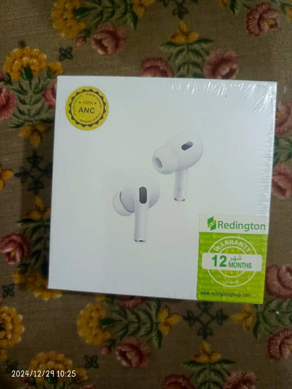 Airpods Pro 2 (2nd Generation) With Free Cover, 7-8 Hours Battery 0