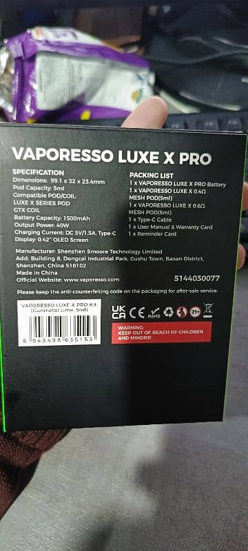 Vaporesso Luxe X Pro Vape Mod POD 1