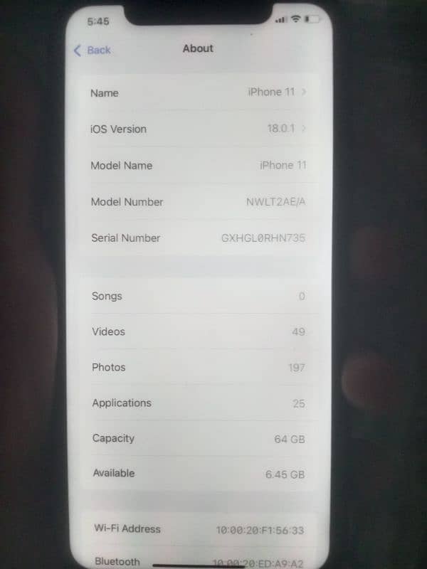 iPhone 11 64 gb pta approved dubai town lahore Rs 115000 5