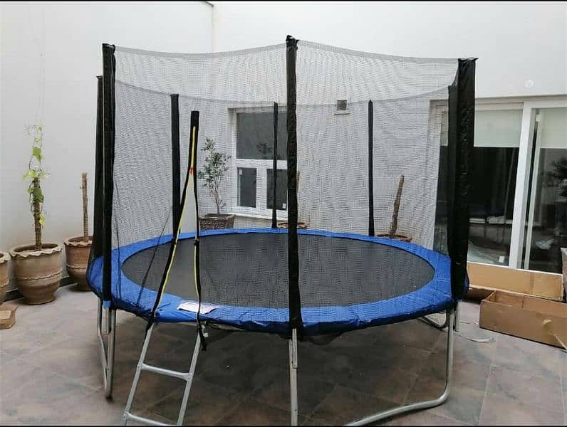 Trampoline | Jumping Pad | Round Trampoline | Kids Toy|With safety net 9