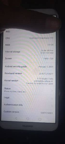 y7 prime 2018  10/10 condition  3gb 32gb.  03120352240 2