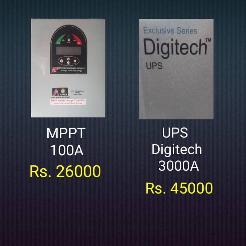 UPS 3000 and Mppt 100amp 0