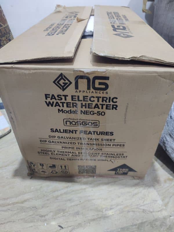 nasgar NEG-50 electric geyser 50 ltr 1