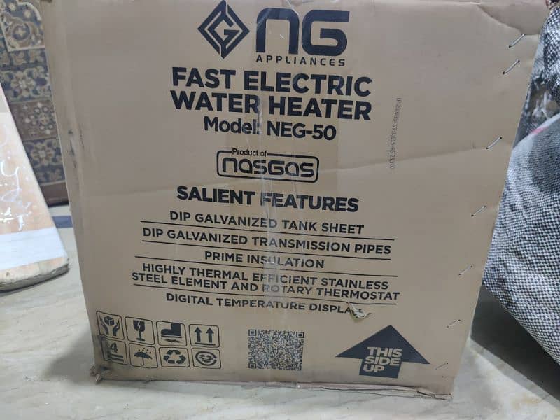 nasgar NEG-50 electric geyser 50 ltr 2