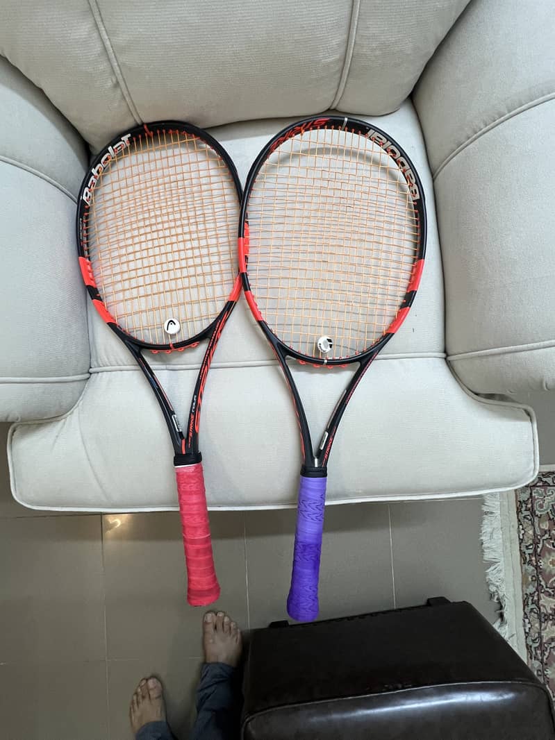 Babolat Pure Strike Tennis Racket (Pair) 0