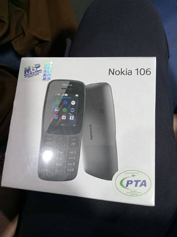 Nokia 106 box pack black colour PTA approved 1