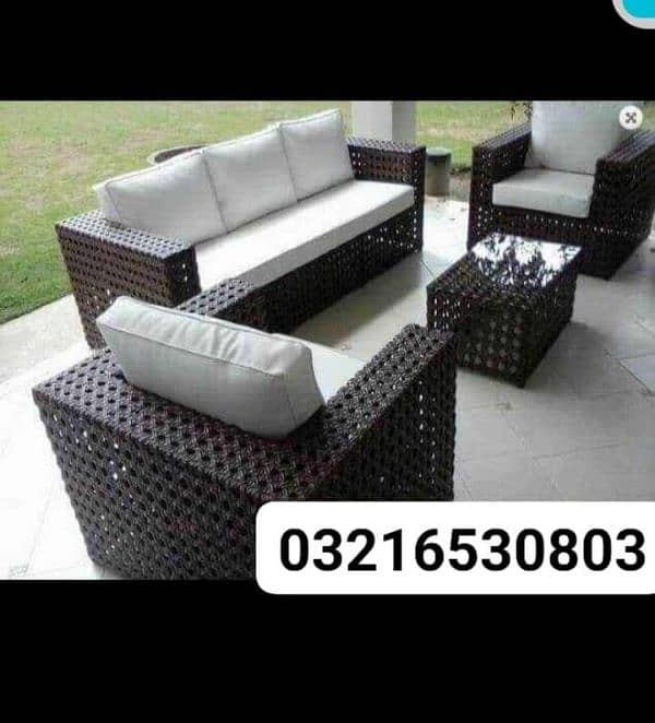 outdoor garden chairs Rattan sofa seat outdoor garden furniture 6