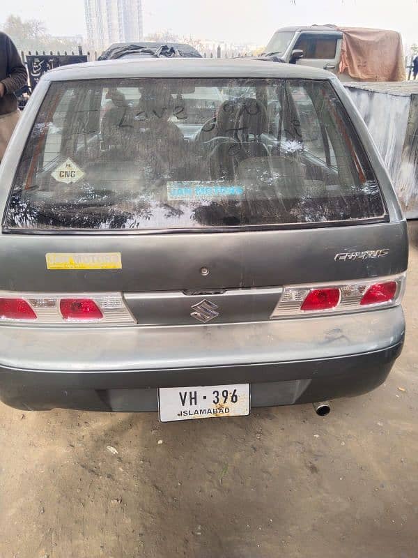 Suzuki cultus company fitted CNG kit and cylinder 3