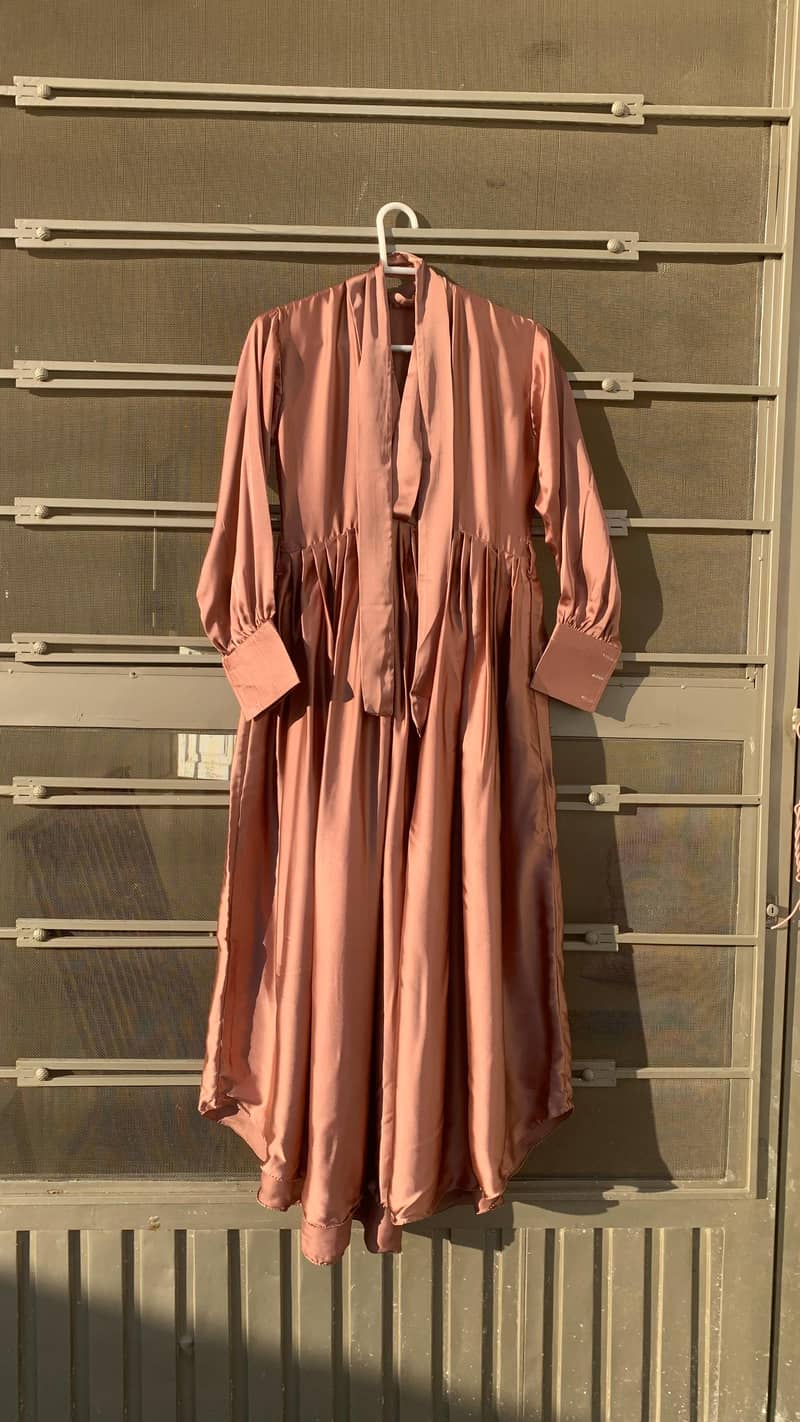 Silk Maxi Dress/ Abaya (New) 3