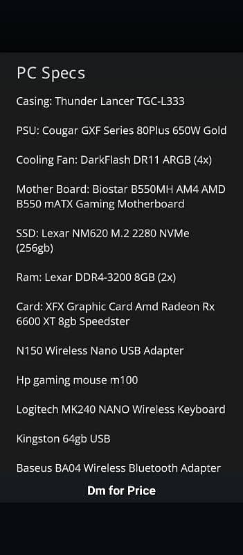 Gaming Pc Ryzen 5 3600 4