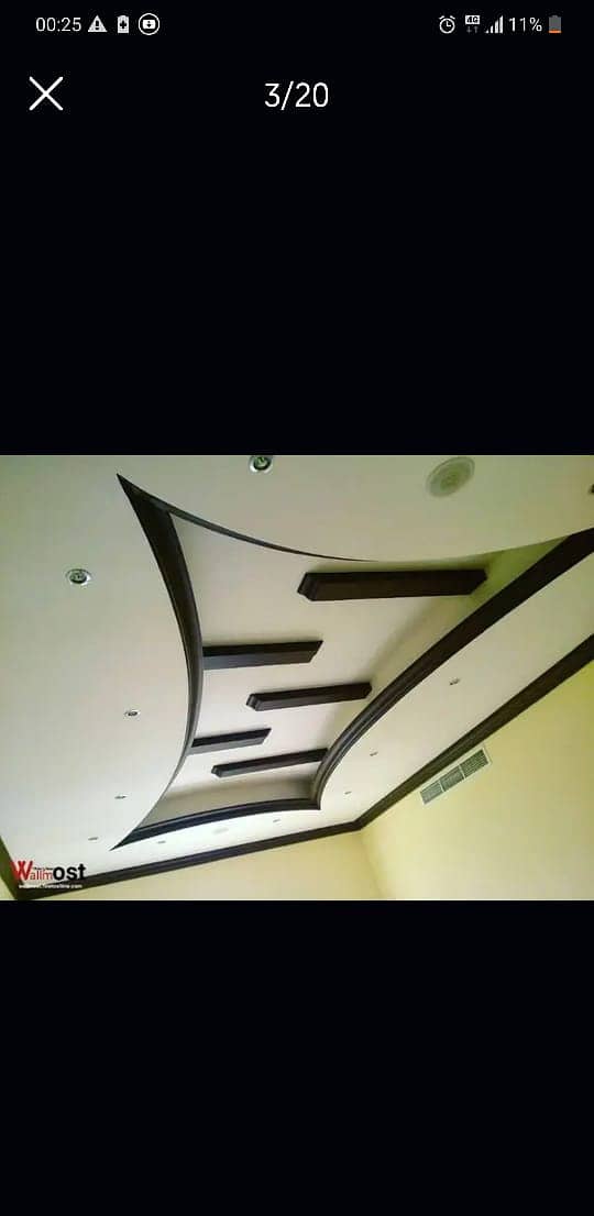 False Ceiling / Plastic Paris Ceiling /pop Ceiling / All Ceiling work 10