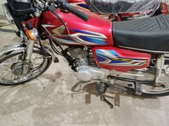 Honda 125 red color 22 modal gold number 2022