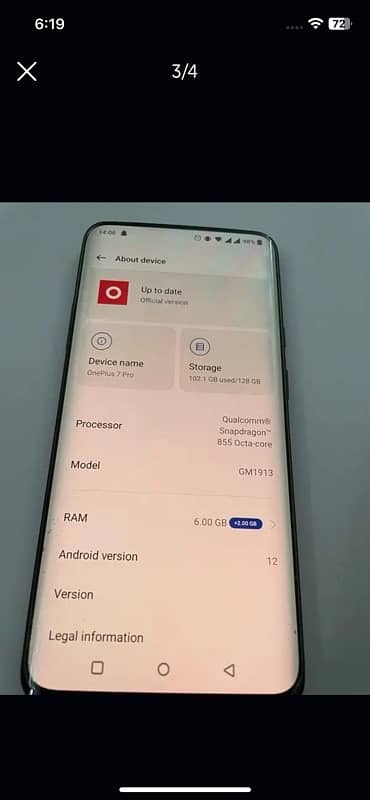 one plus 7 pro 10/9 condition 2