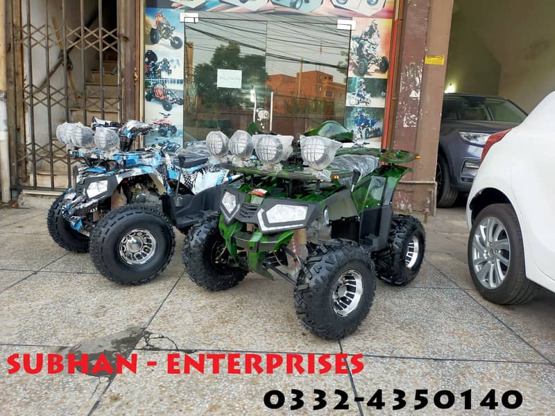 Zero Metre 150 Size Sports Allowy Rims Atv Quad Deliver In Al Pakistan 0