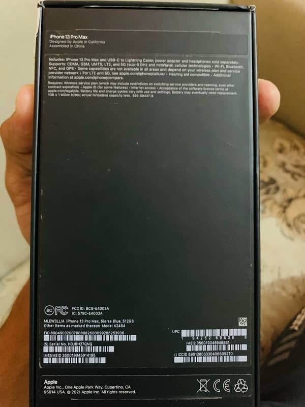 i phon 13 pro max 512gb non pta  scom sim working 7