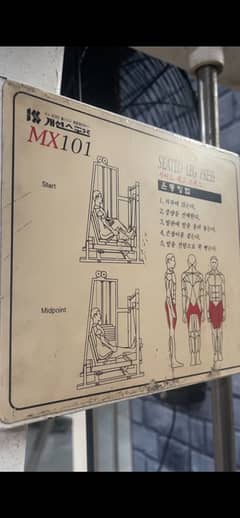 Seated leg press Imported