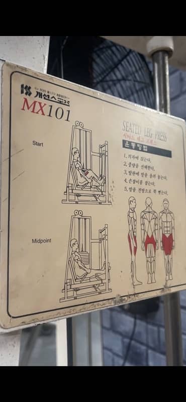 Seated leg press Imported 0