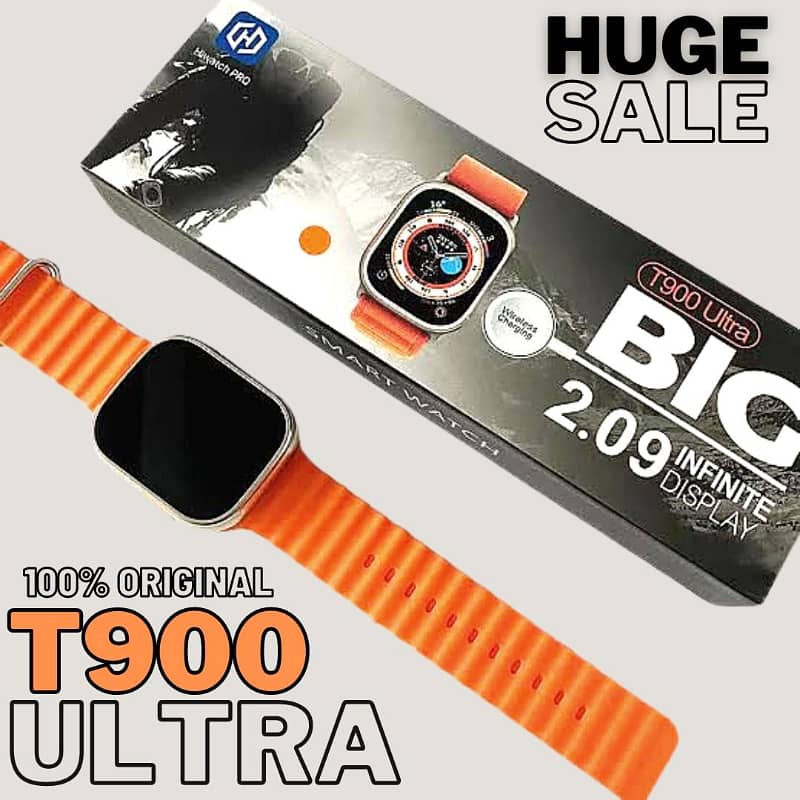 T900 Ultra Big 2.09-Inch Infinite Display Series 8 Smart Watch With Bl 0