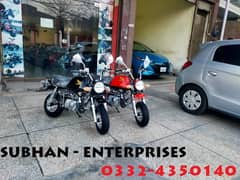 Brand New Monkey Gorilla & Atv Quad Bikes Availble At SUBHAN Shop Lhr