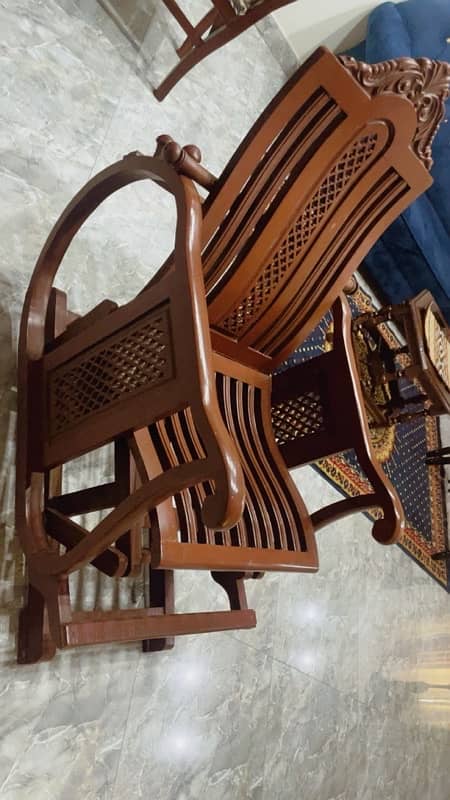 rest chair pure wooden 1