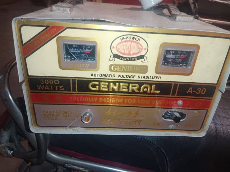 3000 watt general stabilizer for sale 0