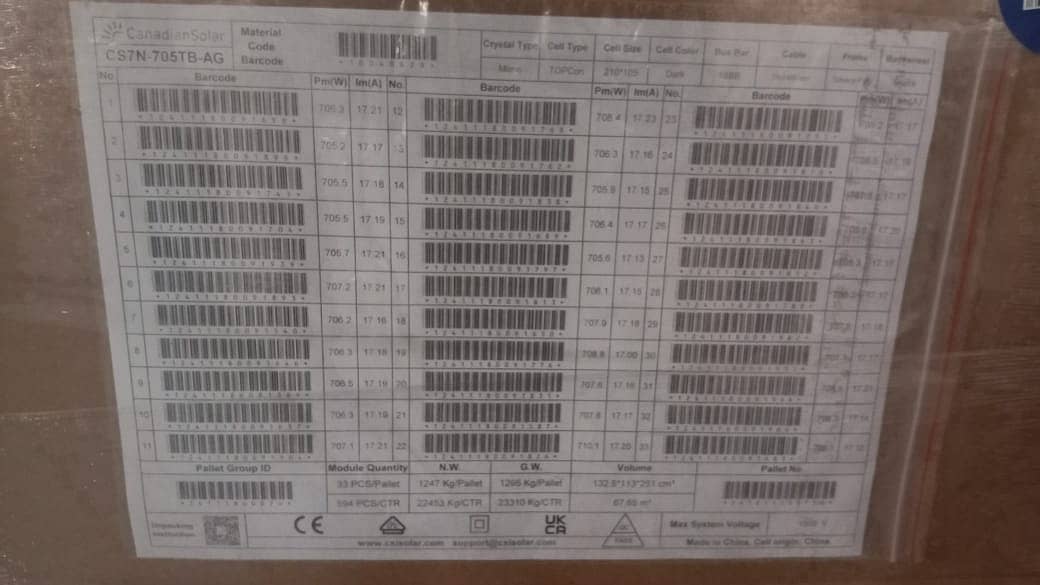 Canadian Solar Panels | 575/580/585/605/610/615/630/705W ready stock 4