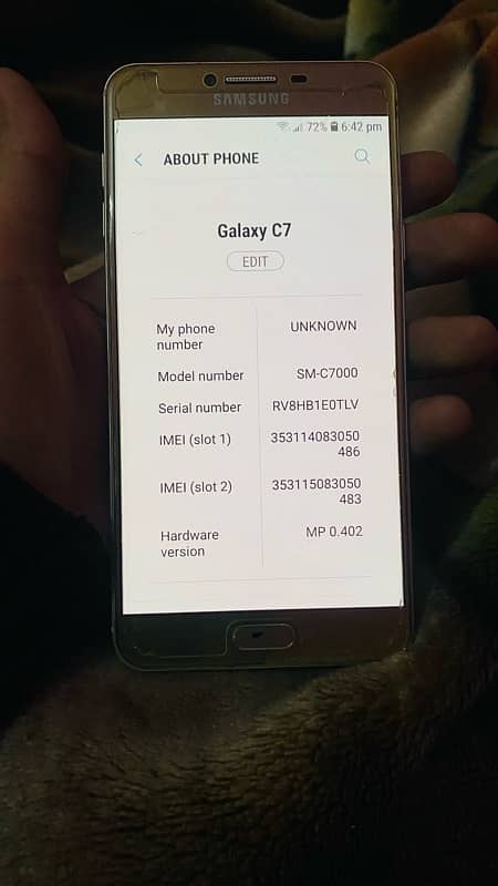 sumsumg galaxy C7 1