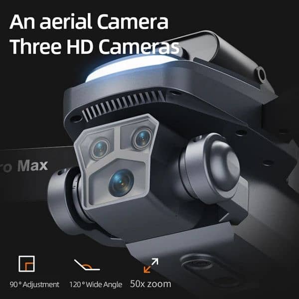 P23PRO Foldable Camera Drone High Quality 3 Camera Drone 0