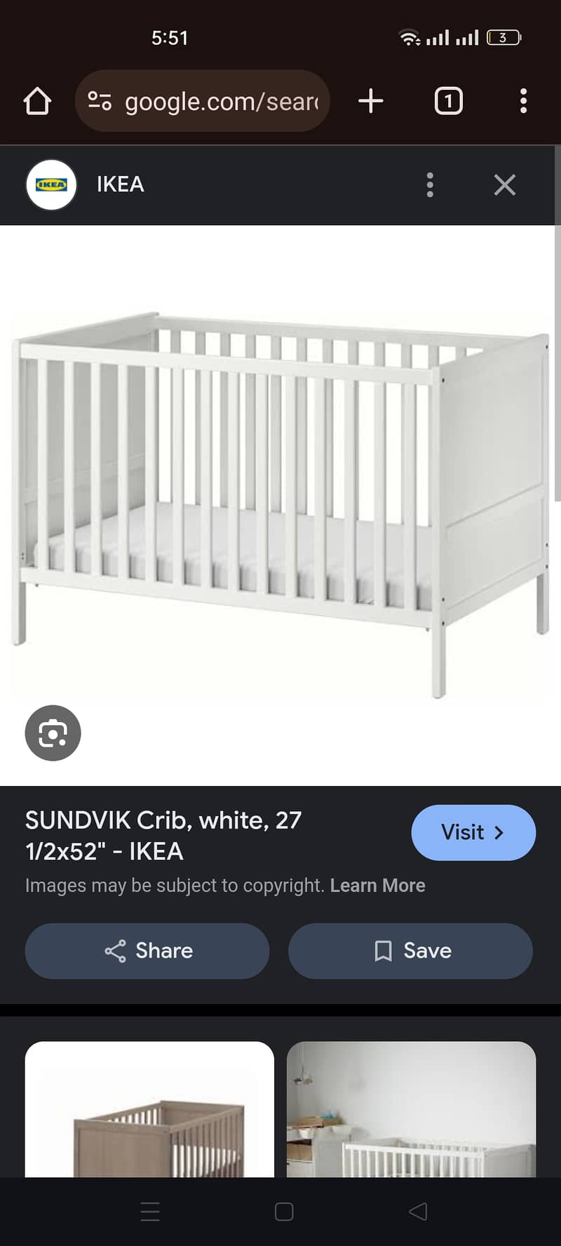 Ikea Baby cot 2