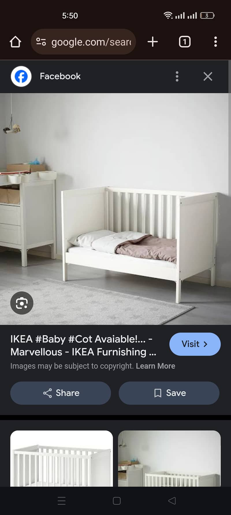 Ikea Baby cot 3