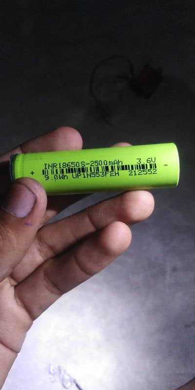 18650 Li Ion 3.7volt 1500mah cell 3