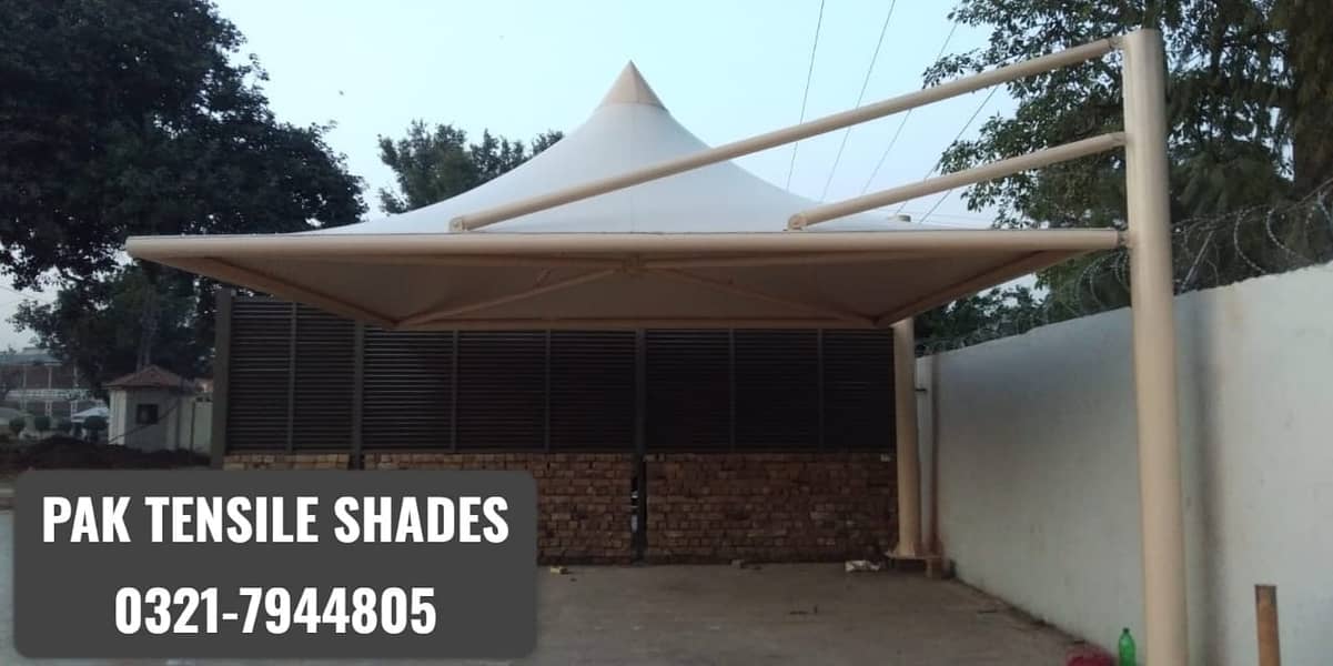 Tensile Car/ Parking Sheds | Pool Shed |Wall Shed | PVC Fabric Tensile 1