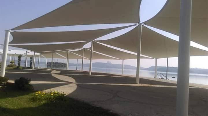 Tensile Car/ Parking Sheds | Pool Shed |Wall Shed | PVC Fabric Tensile 16