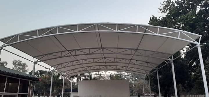 Tensile Car/ Parking Sheds | Pool Shed |Wall Shed | PVC Fabric Tensile 18