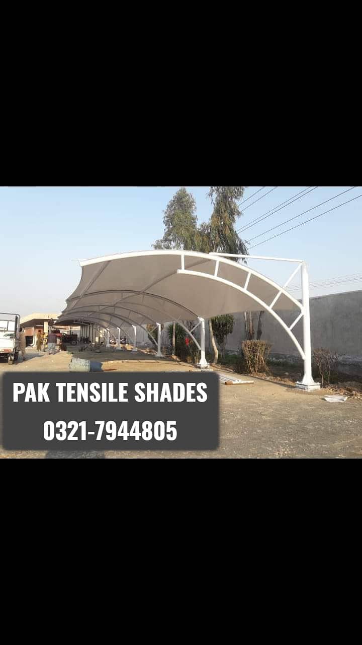 Tensile Car/ Parking Sheds | Pool Shed |Wall Shed | PVC Fabric Tensile 19