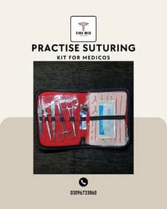 Medical Kit Practise Suturing Kit with Suturing Pad for Medical Studen