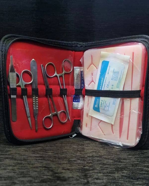 Medical Kit Practise Suturing Kit with Suturing Pad for Medical Studen 2