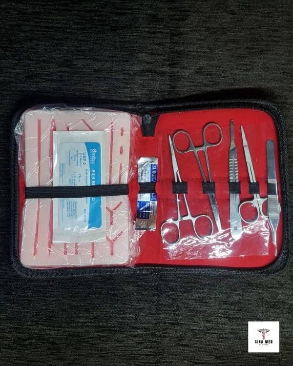 Medical Kit Practise Suturing Kit with Suturing Pad for Medical Studen 6