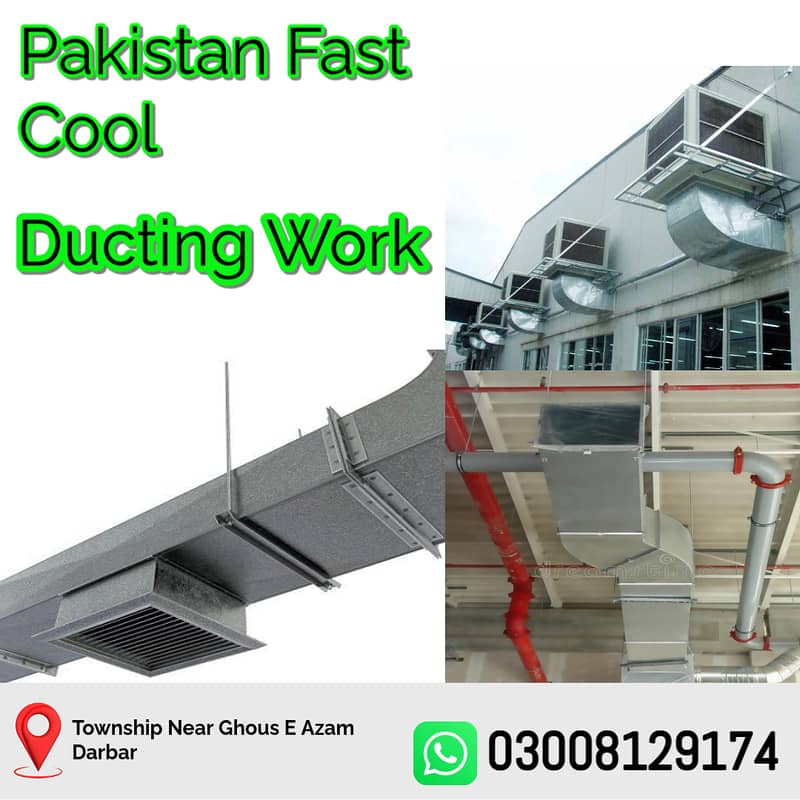 Ducting / Exhaust Blower / Air Cooler / Kitchen Hood 0