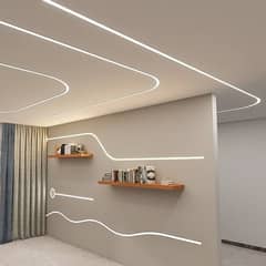 Profile light Linier Designer Rope Ceiling Wall LED SMD Strip Neon