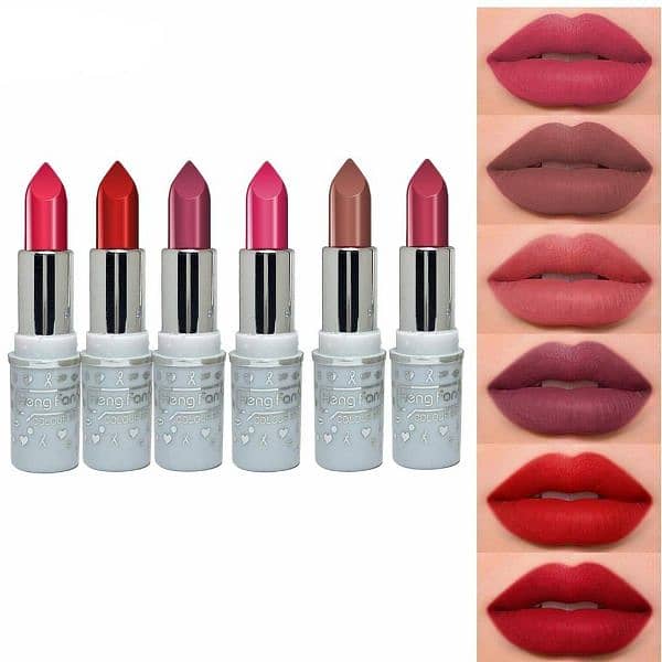 matt finish lipstick pack of  6 0