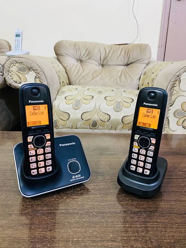 panasonic double line cordless phone 1