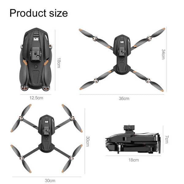 Flytec 5GHz Brushless GPS drone three axis quadcopter 2.7K WIFI FPV 9